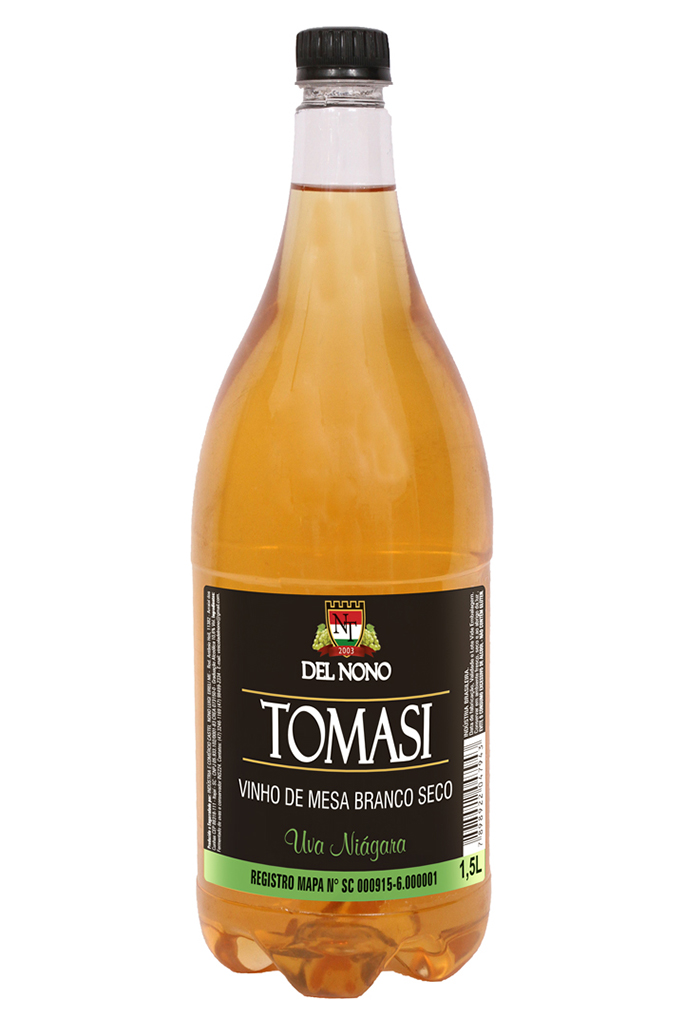 VINHO DE MESA BRANCO SECO DEL NONO TOMASI 1,5 LITROS