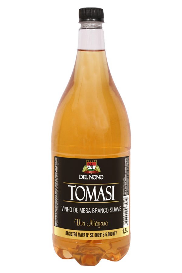 VINHO DE MESA BRANCO SUAVE DEL NONO TOMASI 1,5 LITROS
