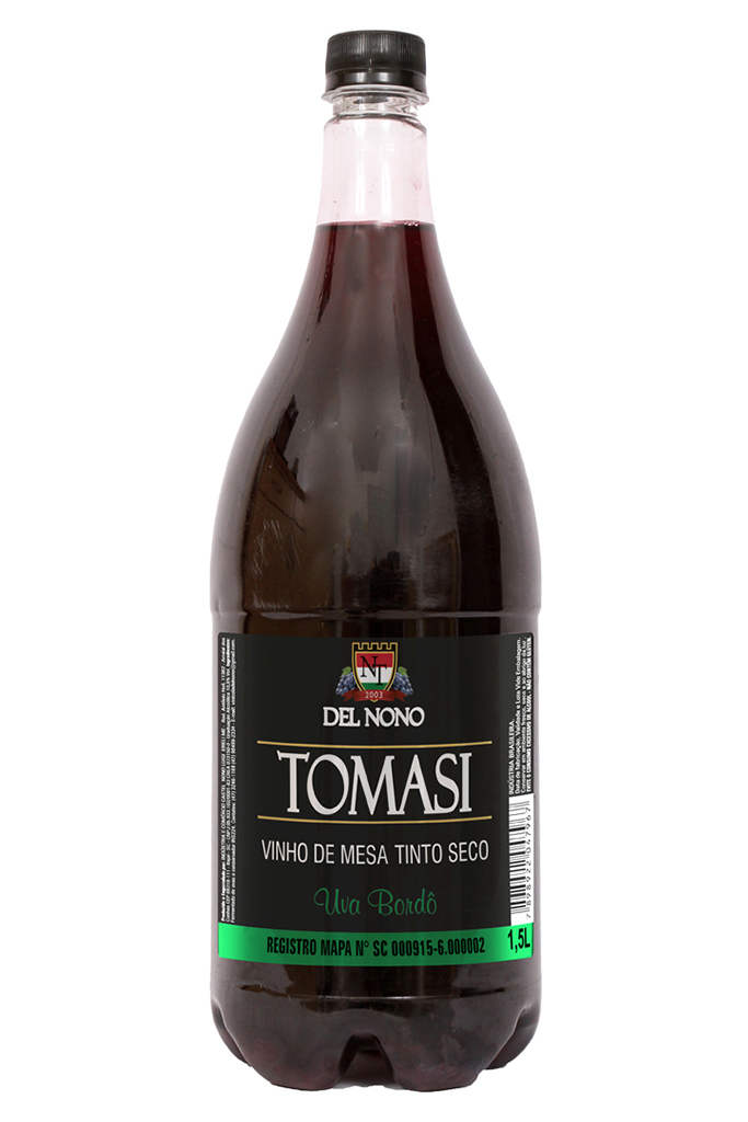VINHO DE MESA TINTO SECO DEL NONO TOMASI 1,5 LITROS