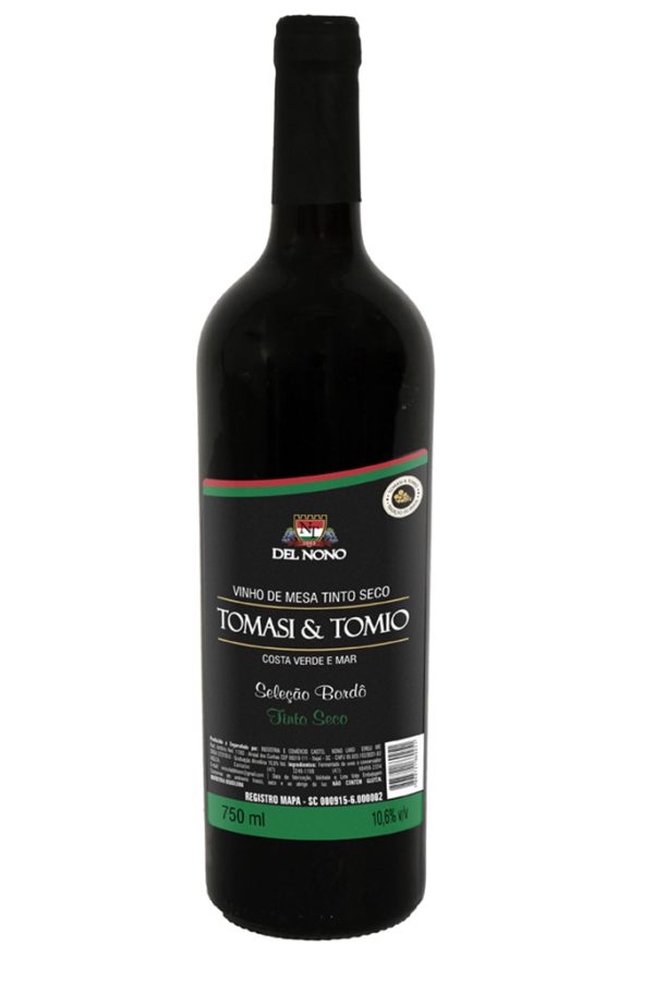 Vinho de Mesa Tinto Seco Tomasi & Tomio 750 ml