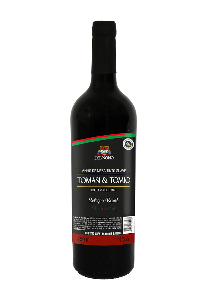 Vinho de Mesa Tinto Suave Tomasi & Tomio 750 ml