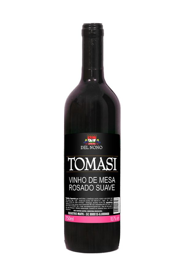 Vinho de Mesa Rosado Suave Del Nono Tomasi 750 ml
