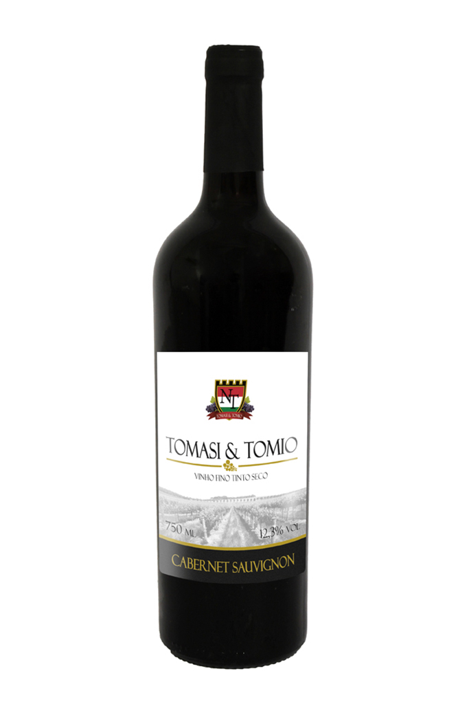 Vinho Fino Tinto Seco Cabernet Sauvignon Tomasi & Tomio 750 ml