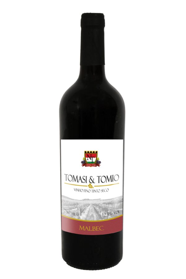 Vinho Fino Tinto Seco Malbec Tomasi & Tomio 750 ml