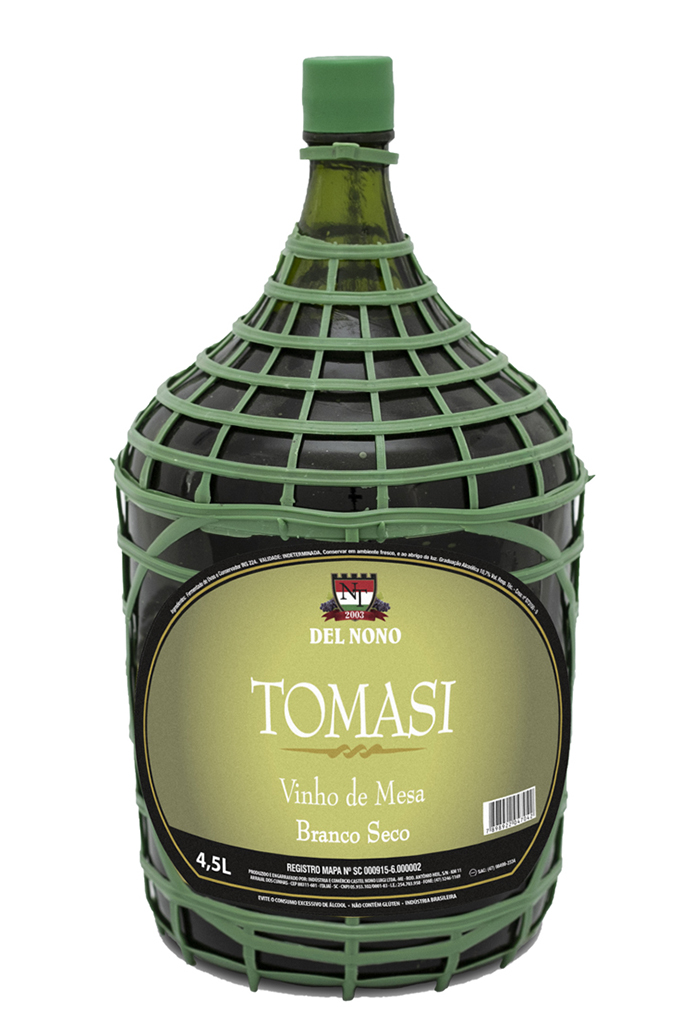 Vinho de Mesa Branco Seco Del Nono Tomasi 4,5 Litros