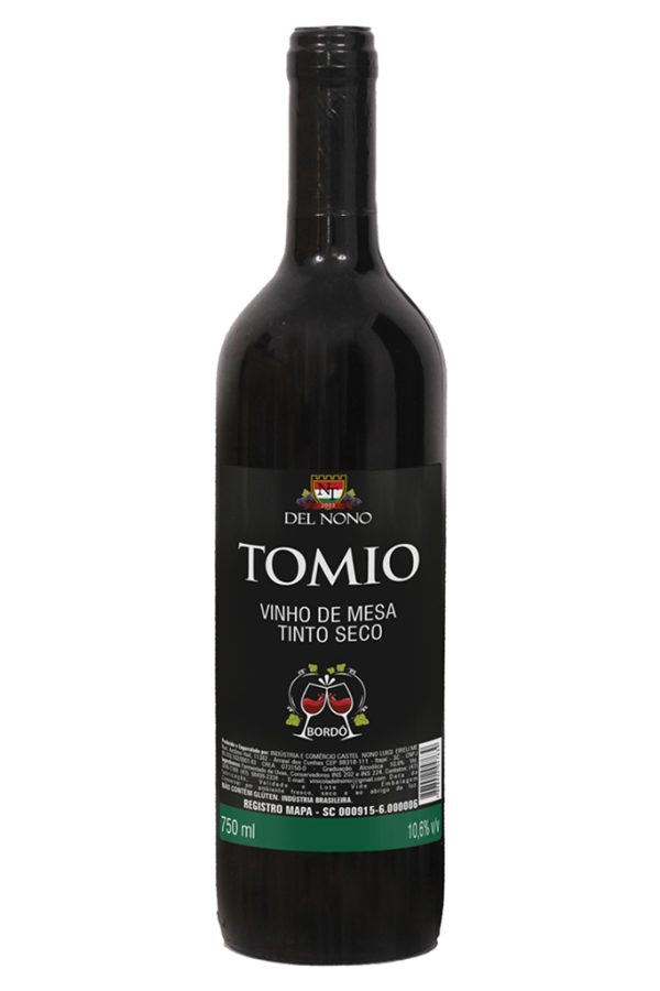 Vinho de Mesa Tinto Seco Del Nono Tomio 750 ml