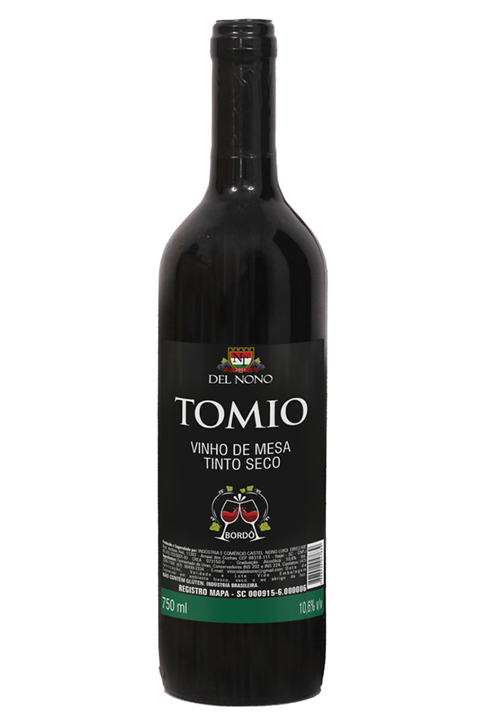 Vinho de Mesa Tinto Seco Del Nono Tomio 750 ml
