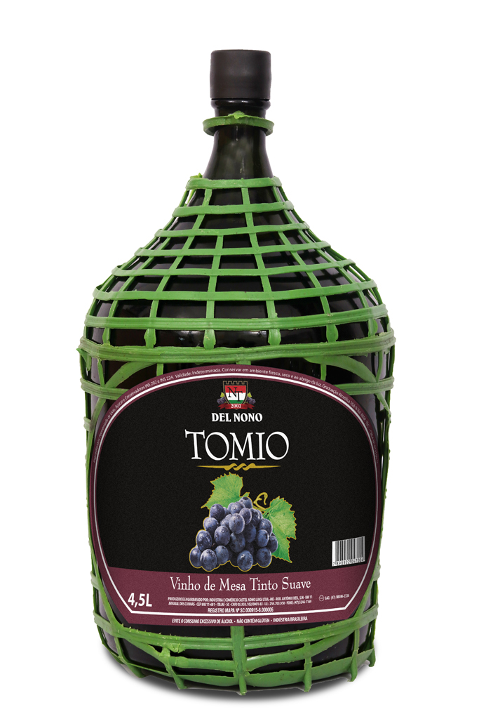 Garrafão Tomio_ Vinho Tinto Suave 4,5L