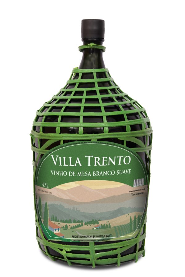 Vinho de Mesa Branco Suave Villa Trento 4,5 Litros