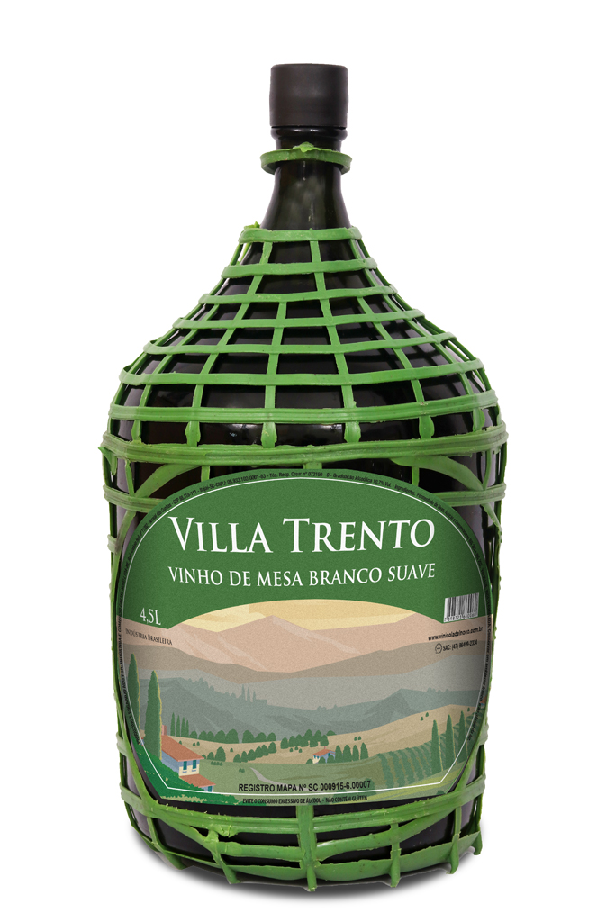 Vinho de Mesa Branco Suave Villa Trento 4,5 Litros