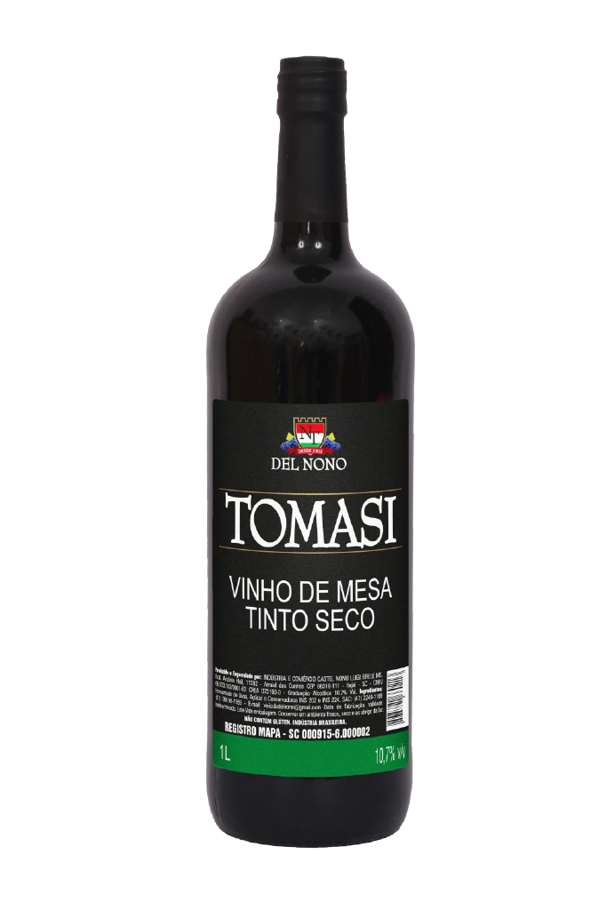 VINHO TINTO SECO NONO TOMASI 1 LITRO