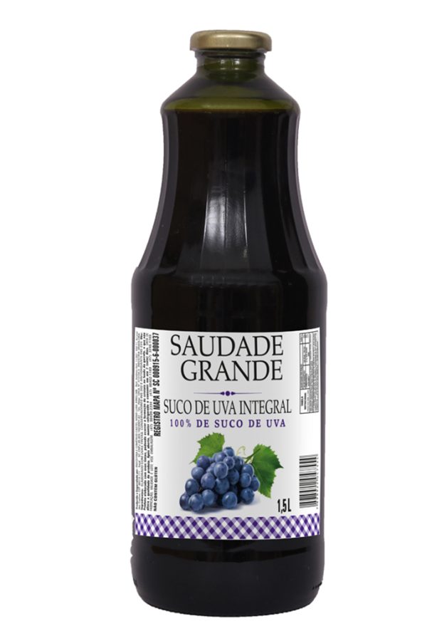Suco de Uva Tinto Integral 1,5L Saudade Grande
